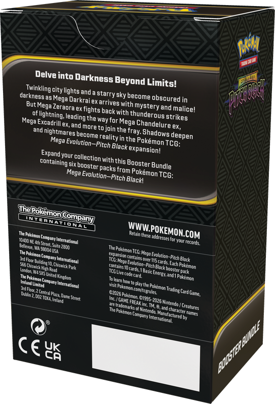 Pokémon Pitch Black - Booster Bundle (Limit 1) Pokemon Sealed Pokémon