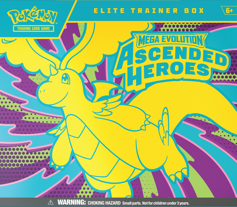 Pokémon Mega Evolution: Ascended Heroes - Elite Trainer Box (Limit 2) Pokemon Sealed Pokémon