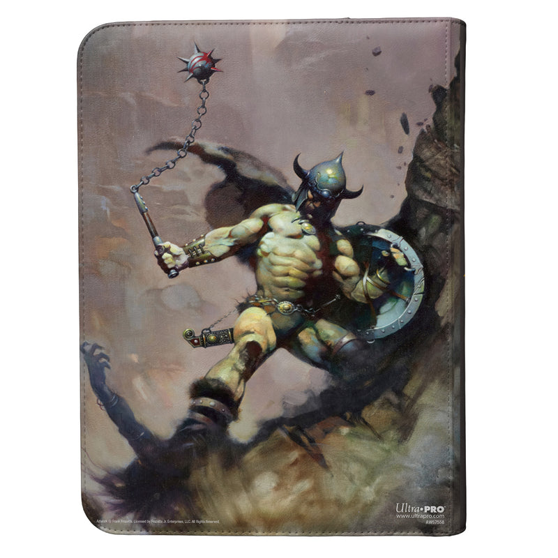 Ultra Pro: 9-Pocket Zippered Pro-Binder "Warrior with Ball and Chain" Frank Frazetta