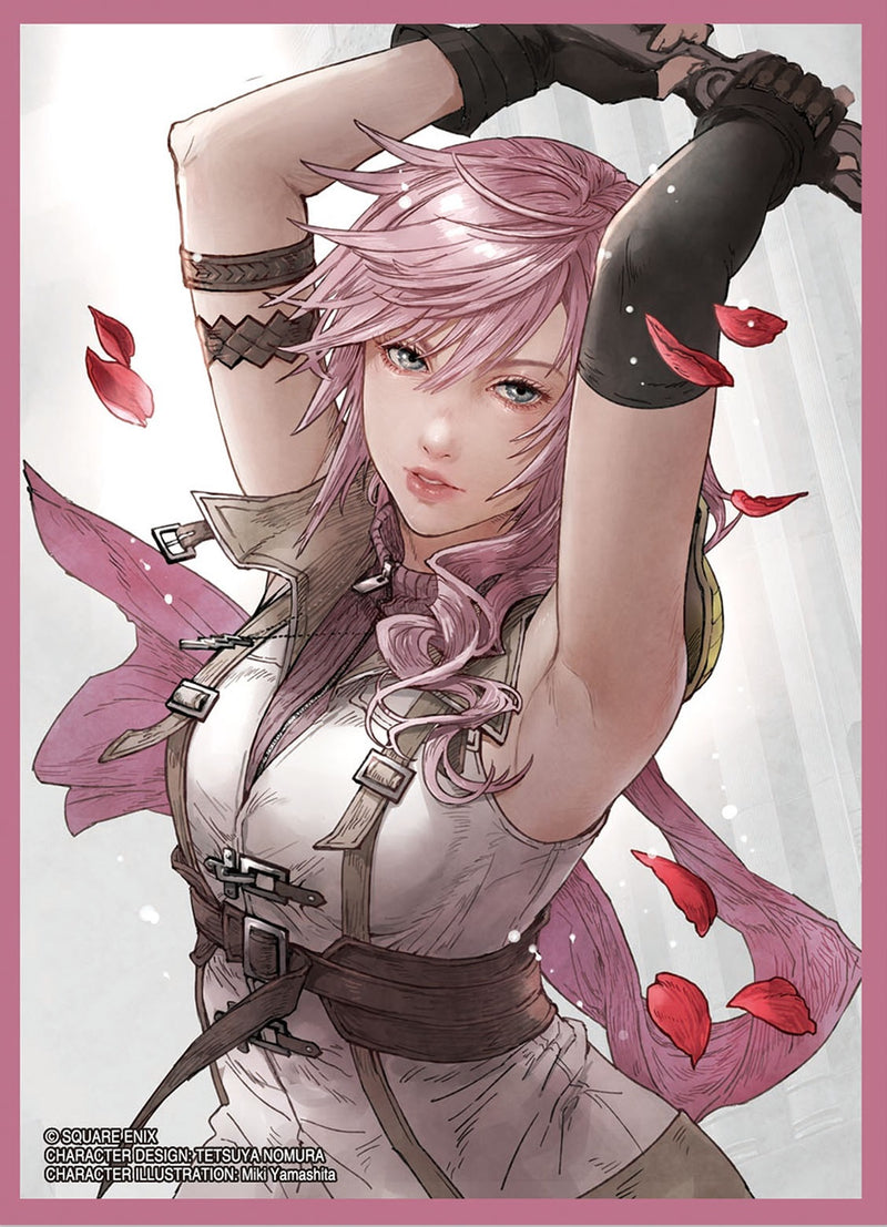 Final Fantasy TCG: Art Sleeves - "Lightning" FFXIII 100Ct Card Sleeves Square Enix