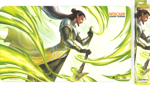 Riftbound: Stitched Playmat - "Wuju Master Master Yi" Unleashed Playmats Riot Games