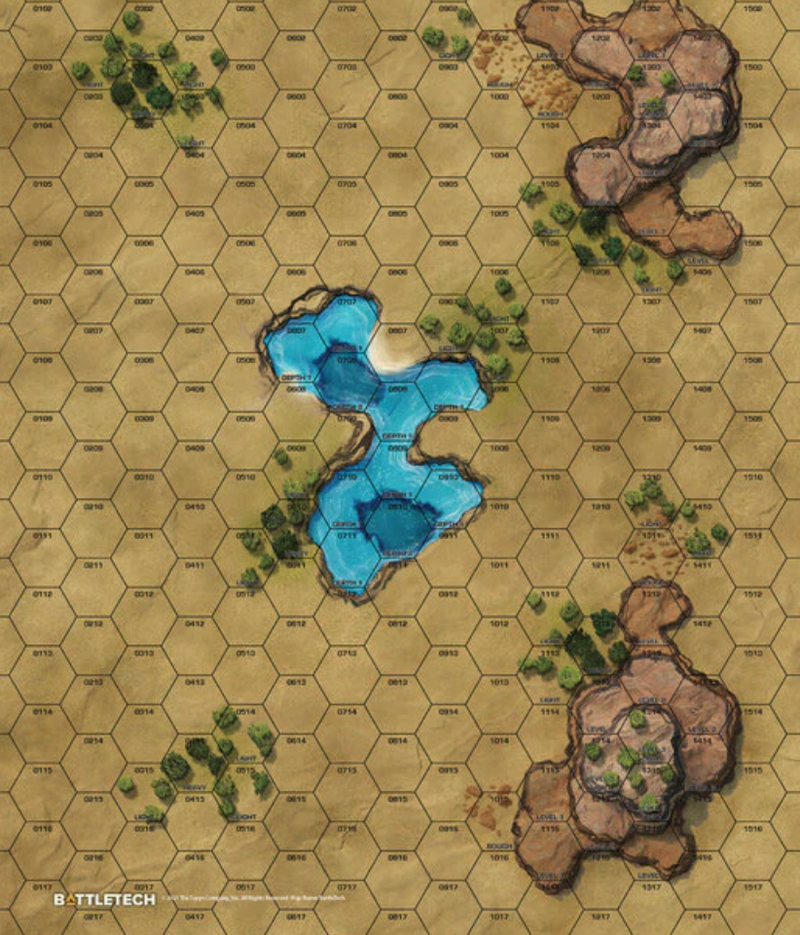 BattleTech: Map Pack - Savannahs BattleTech Catalyst Game Labs