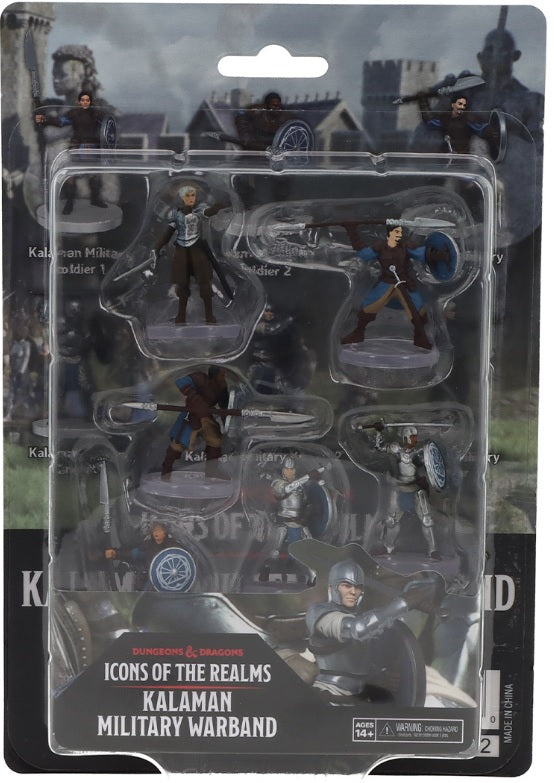 D&D Icons of the Realms: Kalaman Military Warband RPG Miniatures WizKids   