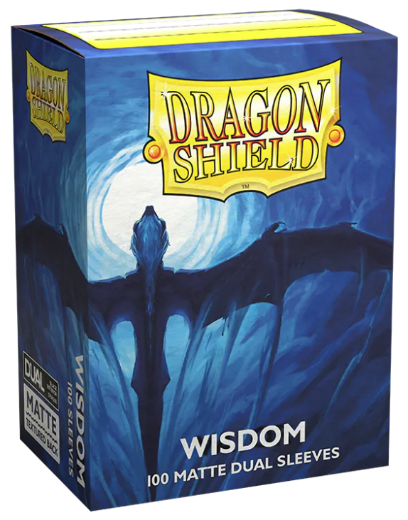 Dragon Shield: Dual Matte Sleeves - Wisdom 100Ct