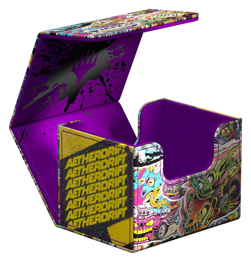 Ultimate Guard: Sidewinder 100+ - "Revved-Up Racers" MTG Aetherdrift Deck Boxes & Storage Ultimate Guard