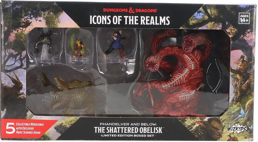 D&D Icons of the Realms: Phandelver and Below: The Shattered Obelisk Limited Edition Boxed Set RPG Miniatures WizKids   