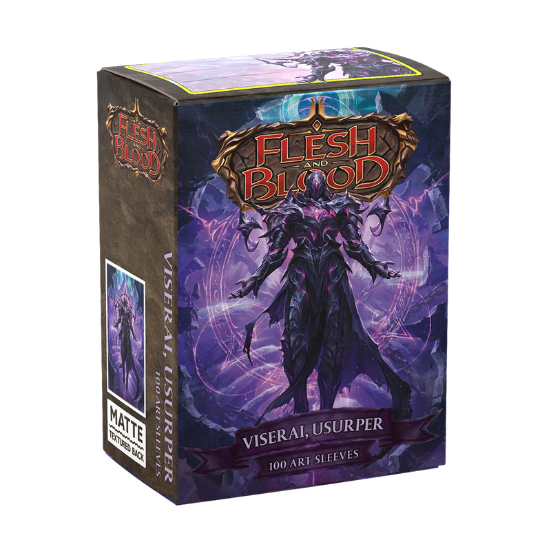 Dragon Shield: Matte Art Sleeves - "Viserai, Usurper" Flesh and Blood 100Ct Card Sleeves Dragon Shield