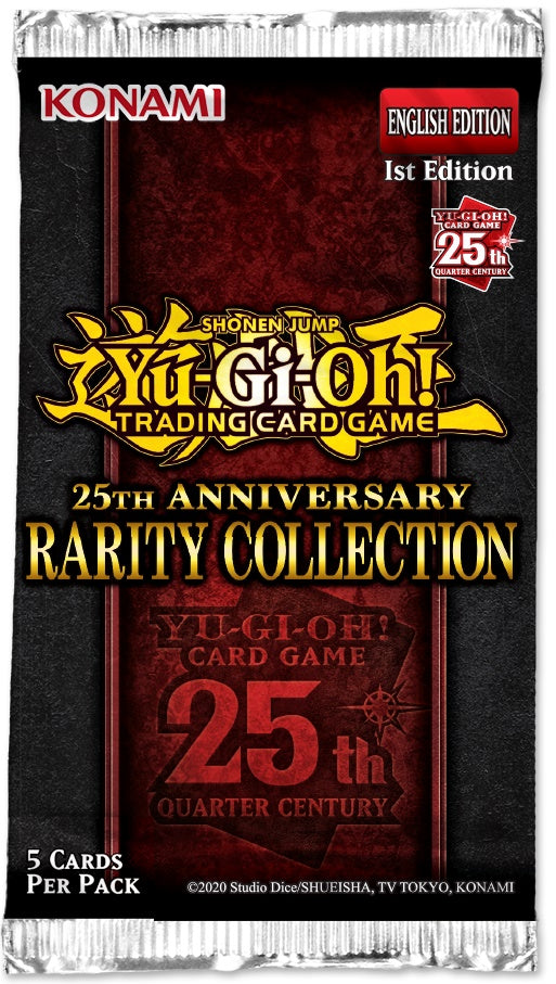 Yu-Gi-Oh! 25th Anniversary Rarity Collection - Booster Pack (1st Edition) Yugioh Sealed Yu-Gi-Oh!   