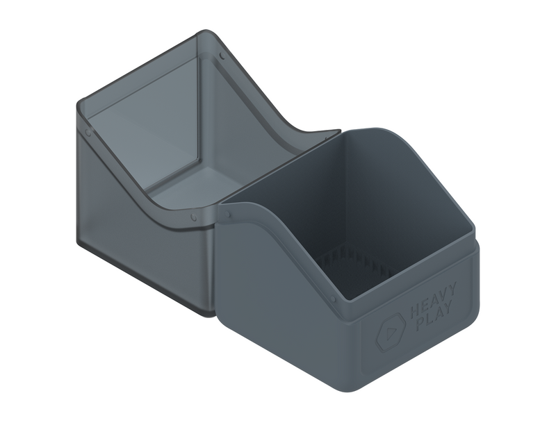 Heavy Play: RFG Deck Box 100 DS - "Artificer Grey" Deck Boxes & Storage Heavy Play