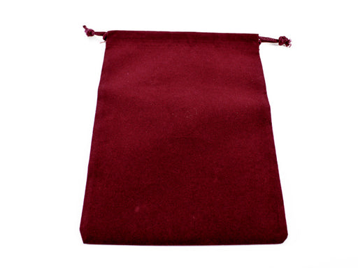 Chessex: Suedecloth Dice Bag - Large Burgundy Dice & Gaming Accessories Chessex
