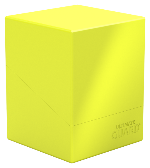 Ultimate Guard: Boulder 100+ - Neon Solid Yellow Deck Boxes & Storage Ultimate Guard