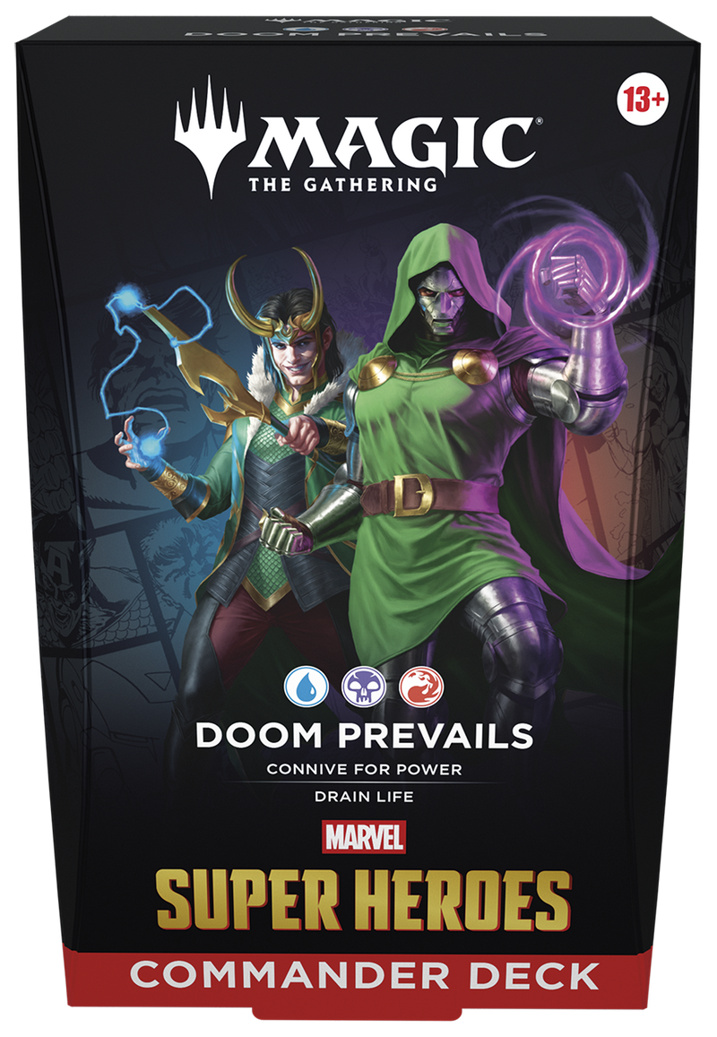 MTG Marvel Super Heroes - Commander Deck (Doom Prevails) (Release Date: June 19) MTG Sealed Magic: The Gathering