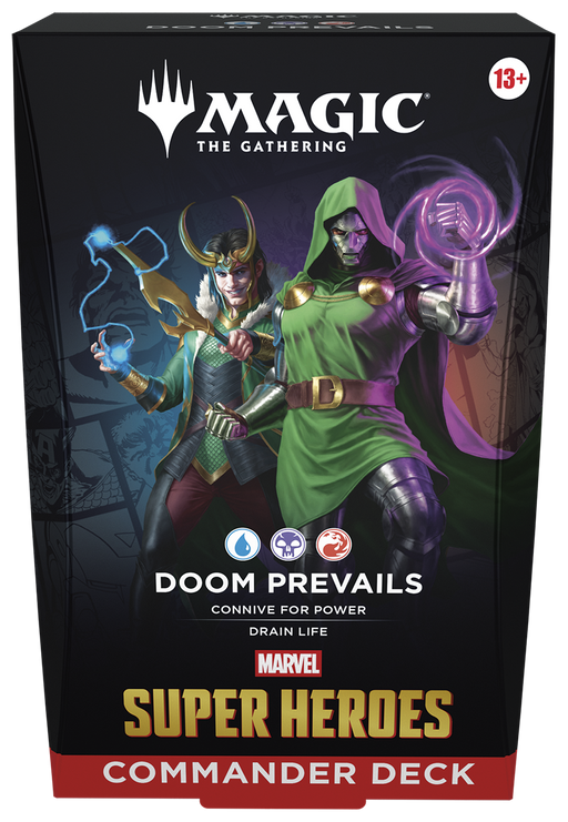 MTG Marvel Super Heroes - Commander Deck (Doom Prevails) (Release Date: June 19) MTG Sealed Magic: The Gathering