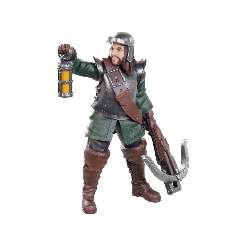 WizKids Deep Cuts Unpainted Miniatures: W23 Roadwardens Male & Female Unpainted Miniatures WizKids