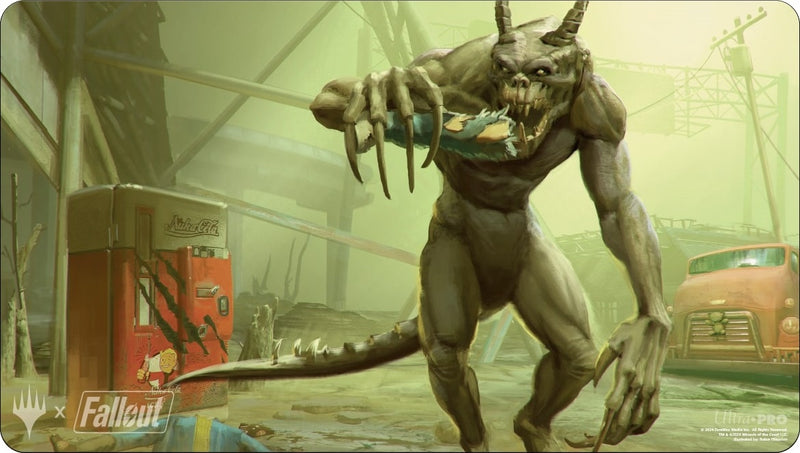 Ultra Pro: Playmat - "Scrounging Deathclaw" MTG Fallout Playmats Ultra Pro