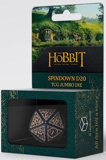 Q-Workshop: Jumbo Spindown D20 Die "Tideborn" The Hobbit Dice & Gaming Accessories Q Workshop