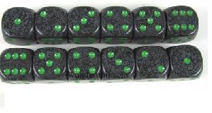 Chessex: 12Ct D6 Dice Set Speckled - Earth (16mm) Dice & Gaming Accessories Chessex