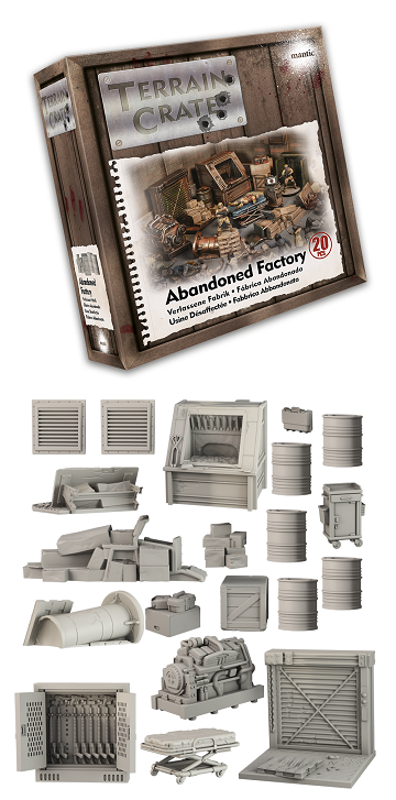 Terrain Crate: Abandoned Factory Terrain Mantic Games   