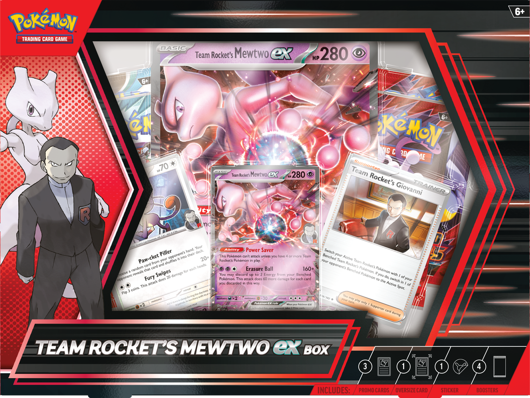 Pokémon - Team Rocket's Mewtwo Ex Box Pokemon Sealed Pokémon
