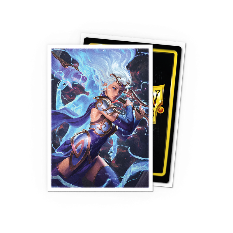Dragon Shield: Matte Art Sleeves - "Voltbound Duality" Flesh and Blood 100Ct Card Sleeves Dragon Shield