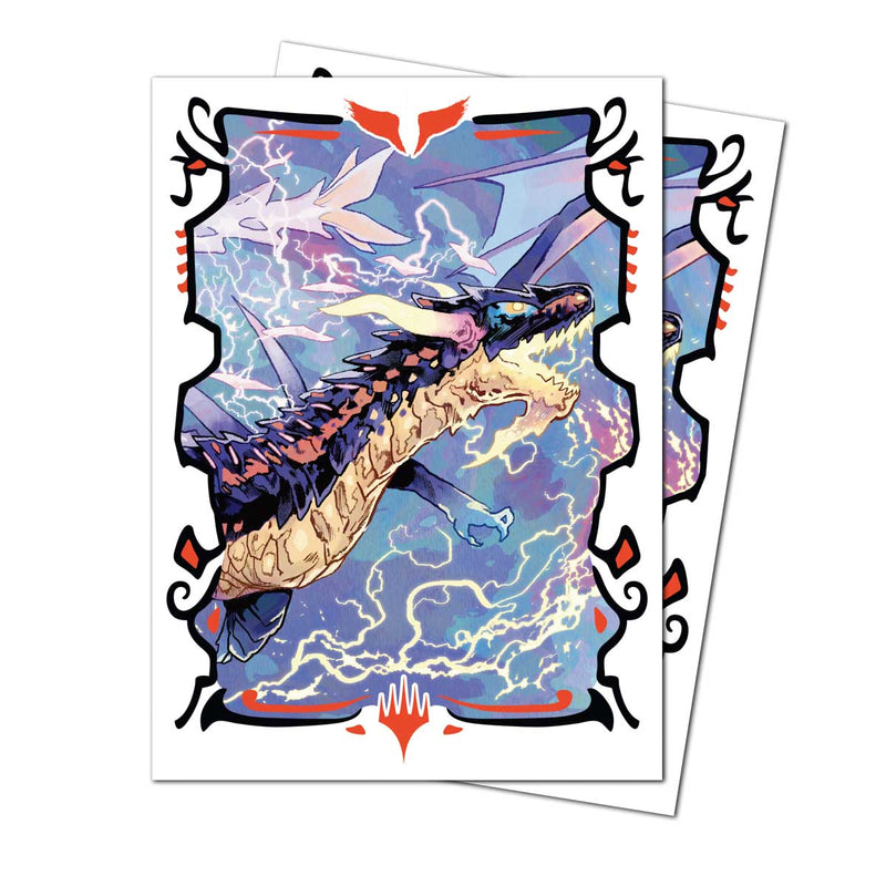 Ultra Pro: Apex Sleeves - "Neriv, Heart of the Storm" MTG Tarkir Dragonstorm 105Ct Card Sleeves Ultra Pro