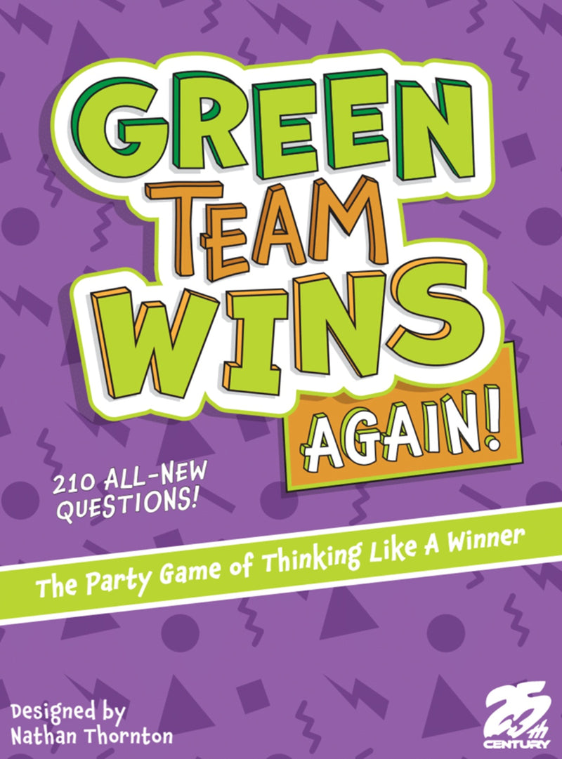 Green Team Wins Again!
