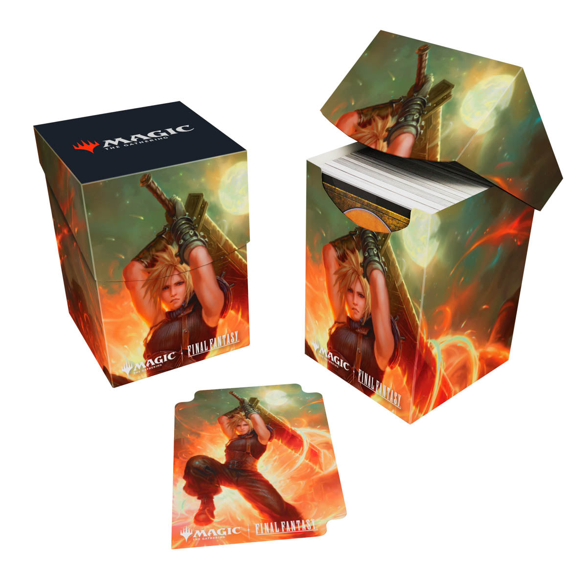 Ultra Pro: Deck Box 100+ - "Cloud, Ex-SOLDIER" MTG Final Fantasy Universes Beyond Deck Boxes & Storage Ultra Pro