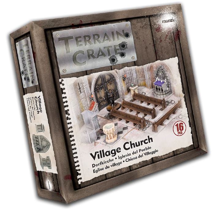 Terrain Crate: Village Church Terrain Mantic Games   
