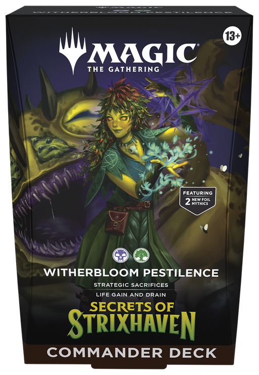 MTG Secrets of Strixhaven - Commander Deck (Witherbloom Pestilence) (Limit 1) MTG Sealed Magic: The Gathering