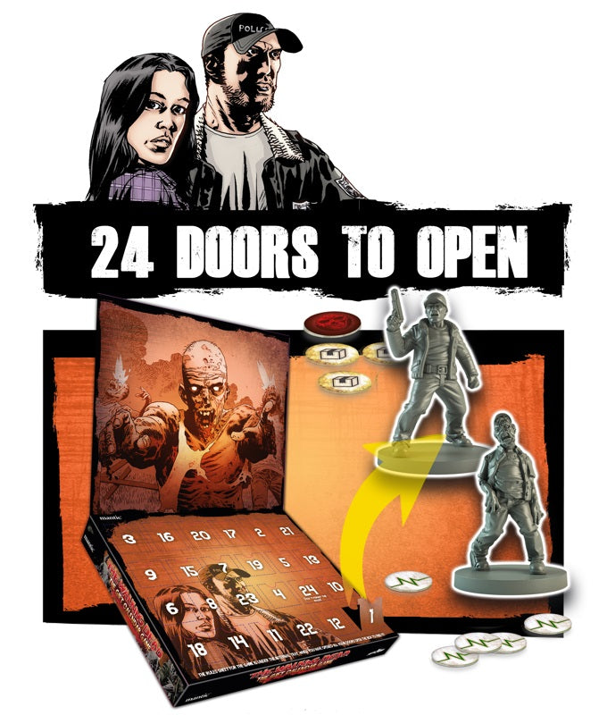 The Walking Dead Gift Calendar Game Board Games Mantic Games
