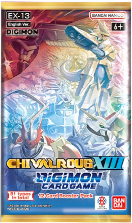 Digimon: Chivalrous XIII Extra Booster - Booster Pack [EX13] Digimon Sealed Bandai