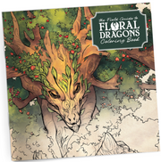 The Field Guide to Floral Dragons: Colouring Book Dungeons & Dragons 5E Hit Point Press