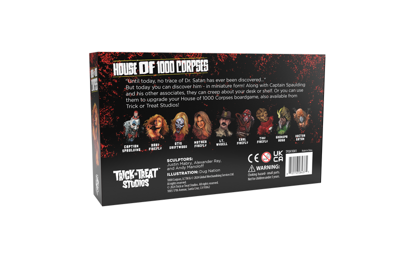 Rob Zombie's House of 1000 Corpses: A Game of Horror - 9 Character Miniatures Board Games Trick or Treat Studios