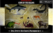 D&D Icons of the Realm: Premium Set - Spell Effects: Wild Shape & Polymorph Set 1 RPG Miniatures WizKids