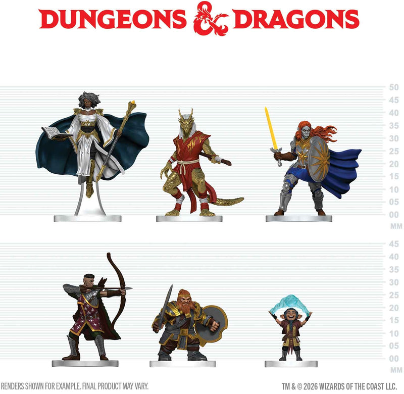 D&D Icons of the Realm: Premium Set - Player's Handbook Swords & Staves Starter Set