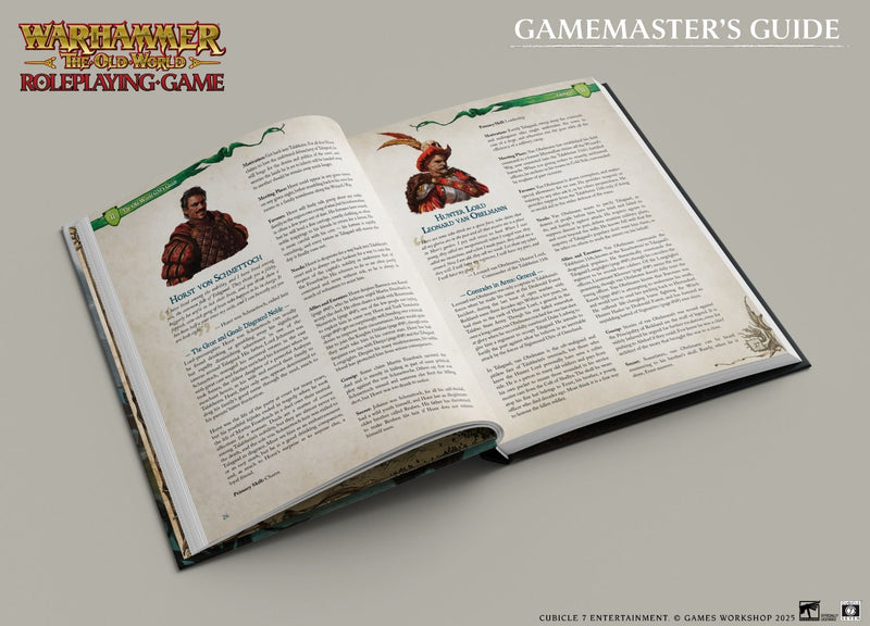 Warhammer The Old World RPG: Gamemaster's Guide Tabletop RPGs CUBICLE 7