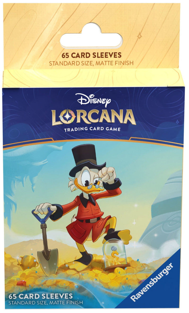 Disney Lorcana: Matte Art Sleeves - "Scrooge McDuck" Into the Inklands 65Ct Card Sleeves Ravensburger