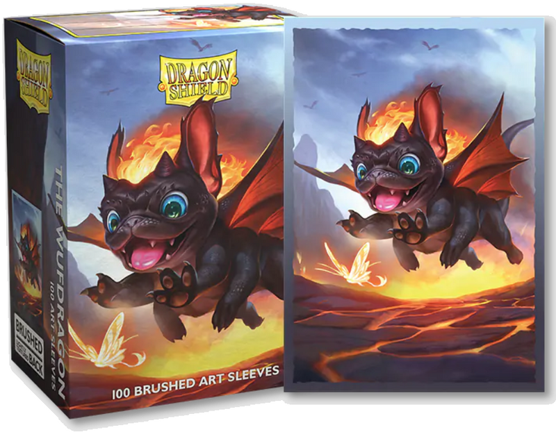Dragon Shield: Brushed Art Sleeves - "The Wufdragon" Spirit Animal Dragons 100Ct Card Sleeves Dragon Shield