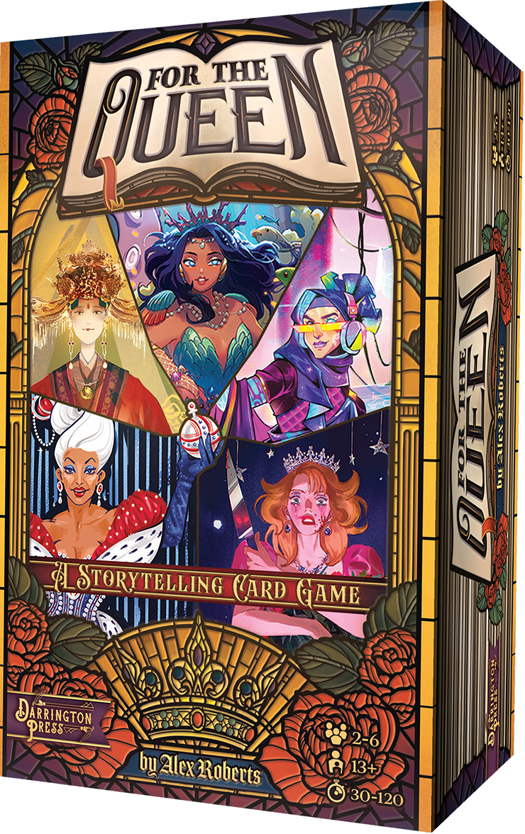 For The Queen: A Storytelling Card Game Board Games Darrington Press   