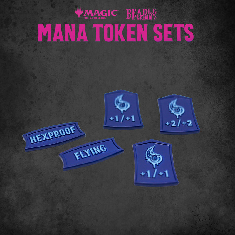 Beadle & Grimm's: Token Set MTG Blue Mana Dice & Gaming Accessories Beadle & Grimm's