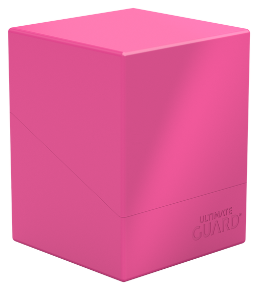 Ultimate Guard: Boulder 100+ - Neon Solid Pink Deck Boxes & Storage Ultimate Guard