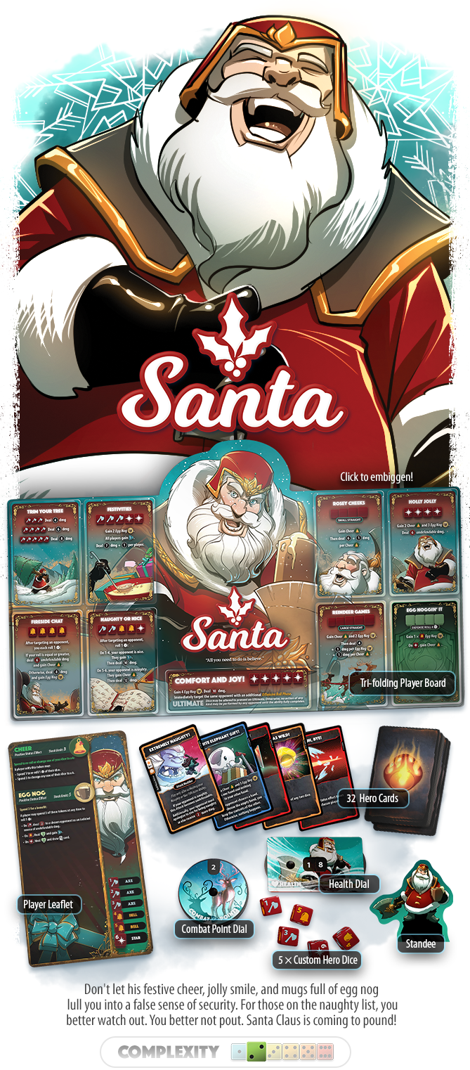 Dice Throne: Christmas Special - Santa V Krampus Board Games Roxley Games