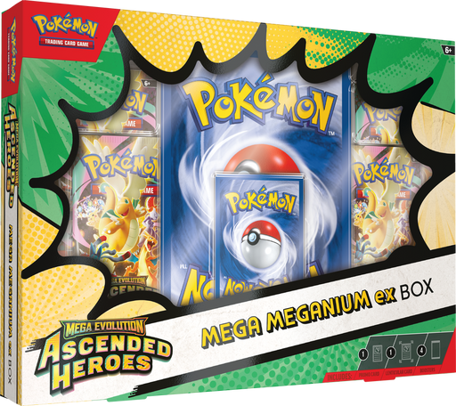 Pokémon Mega Evolution: Ascended Heroes - Mega Meganium Ex Box (Limit 1) Pokemon Sealed Pokémon