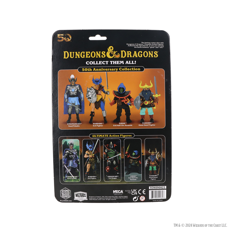 D&D: NECA Warduke 50th Anniversary 7" Collector Figure Toys & Plushes NECA