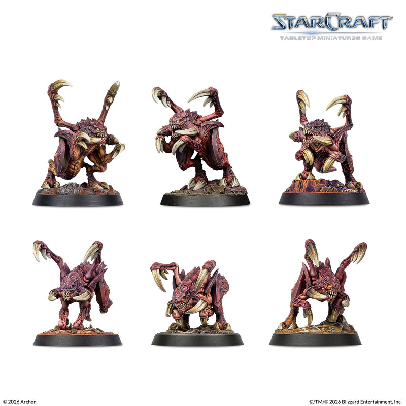 StarCraft: Tabletop Miniatures Game - Zerg Starter Set Founders Edition (Release Date: October 5) StarCraft: Tabletop Miniatures Game Archon Studio