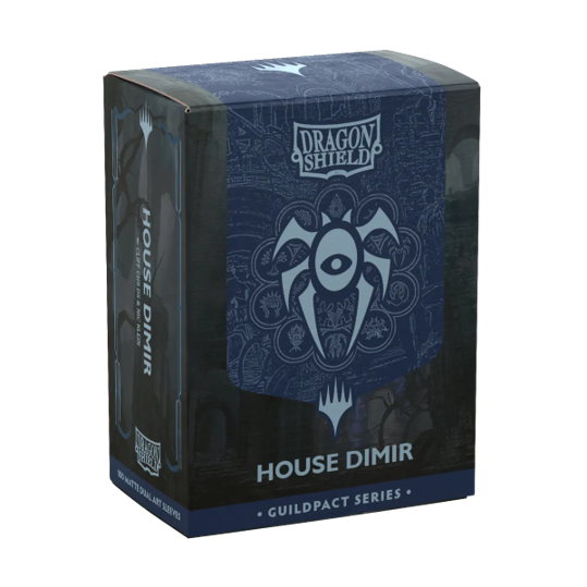 Dragon Shield: Dual Matte Art Sleeves - "House Dimir" MTG Guildpact Series 100Ct Card Sleeves Dragon Shield