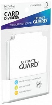 Ultimate Guard: Card Dividers - White 10Ct Storage Boxes & Organizers Ultimate Guard