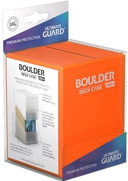 Ultimate Guard: Boulder 100+ - Poppy Topaz (Orange) Deck Boxes & Storage Ultimate Guard