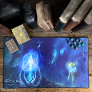 Infinite Black: Premium Stitched-Edge Playmat - "The Haunter in the Deep" Playmats Infinite Black