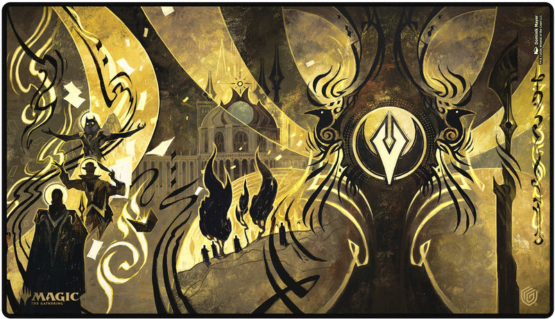 Ultimate Guard: Stitched Playmat - "Silverquill" MTG Secrets of Strixhaven Playmats Ultimate Guard